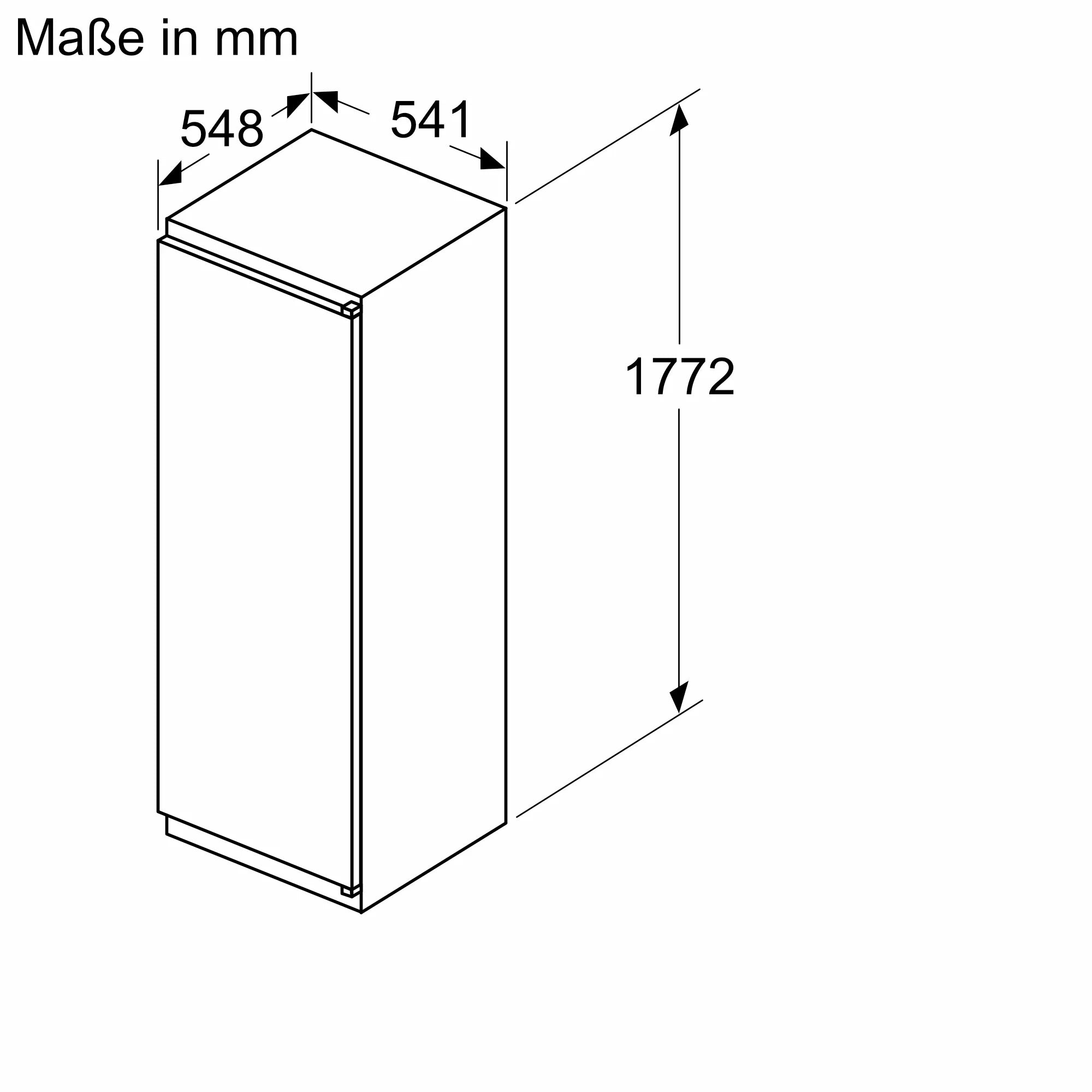 CONSTRUCTA CK282NSE0 Einbau-Kühlschrank mit Gefrierfach XXL-Frischlade LED SuperKühlen