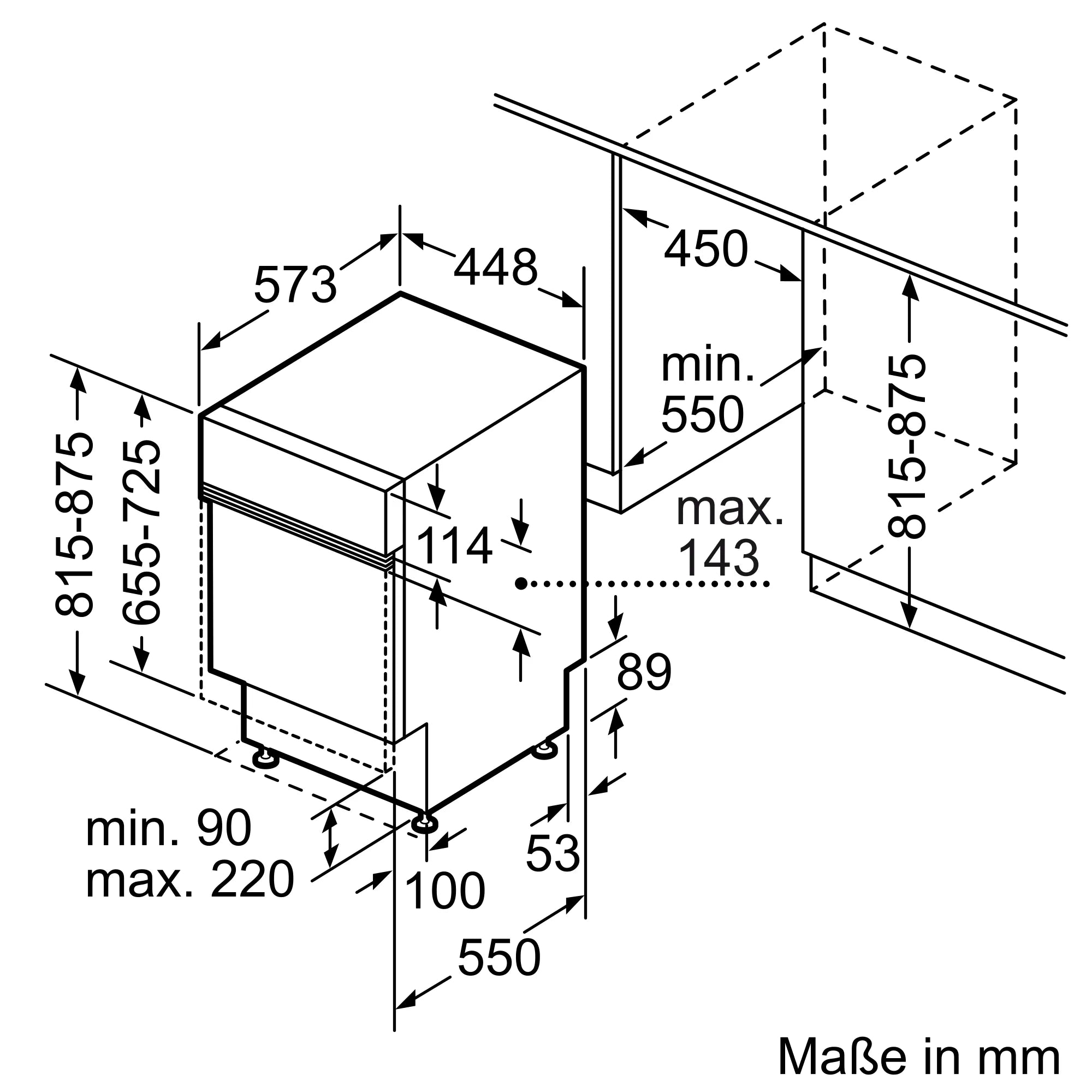 CONSTRUCTA CP6IS01HKE Teilintegrierter Geschirrspüler 45cm 10 Maßgedecke VarioKorbsystem