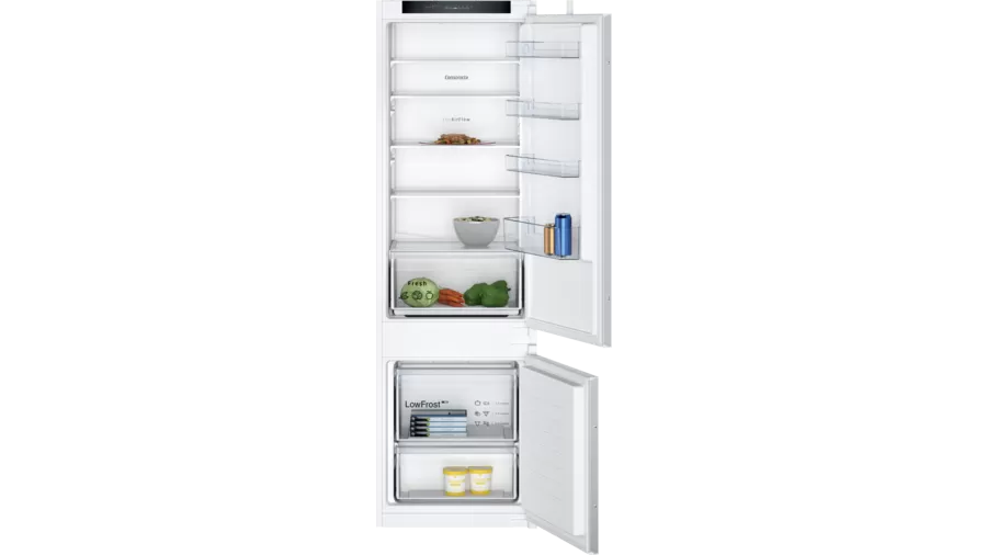 Constructa CK587VSE0, Kühlschrank mit Gefrierfach unten