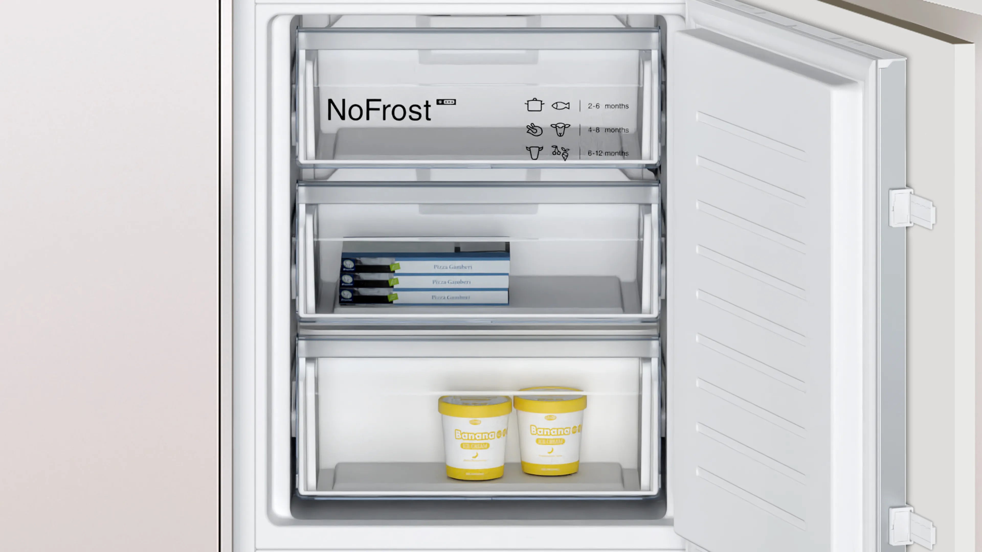 CONSTRUCTA CK786NSE0 Einbau-Kühl-Gefrier-Kombination 177 cm NoFrost E