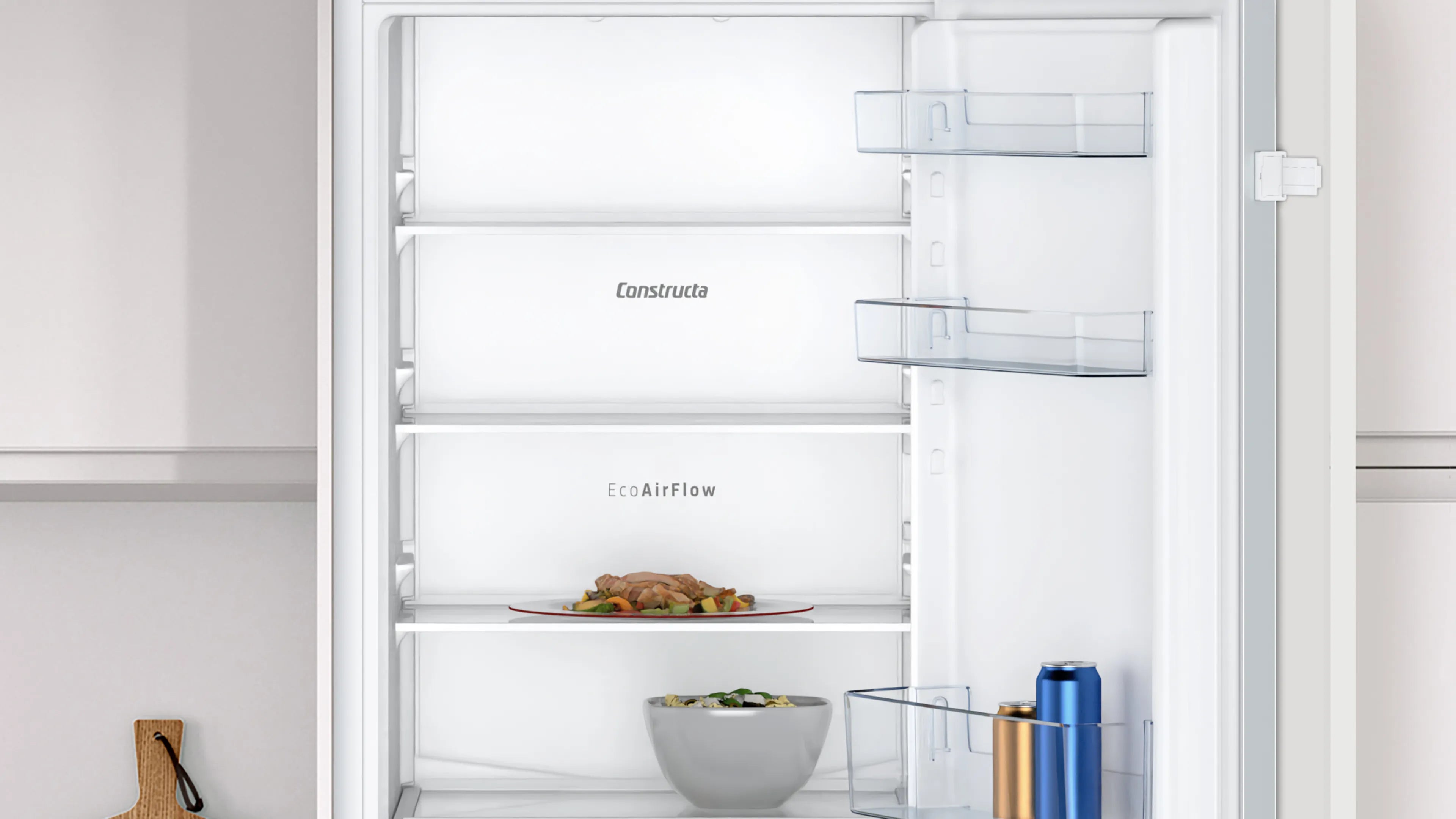 CONSTRUCTA CK786NSE0 Einbau-Kühl-Gefrier-Kombination 177 cm NoFrost E