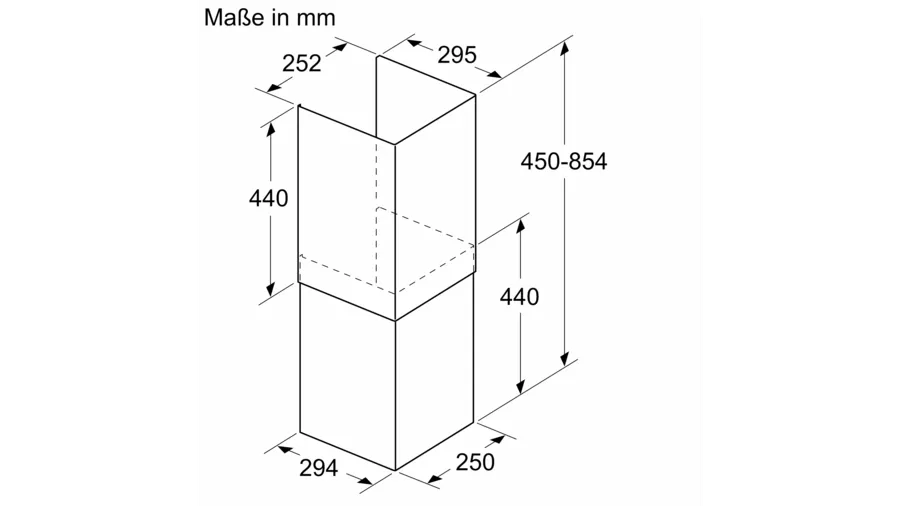 Constructa CZ51IBK1S1, Kaminverlängerung