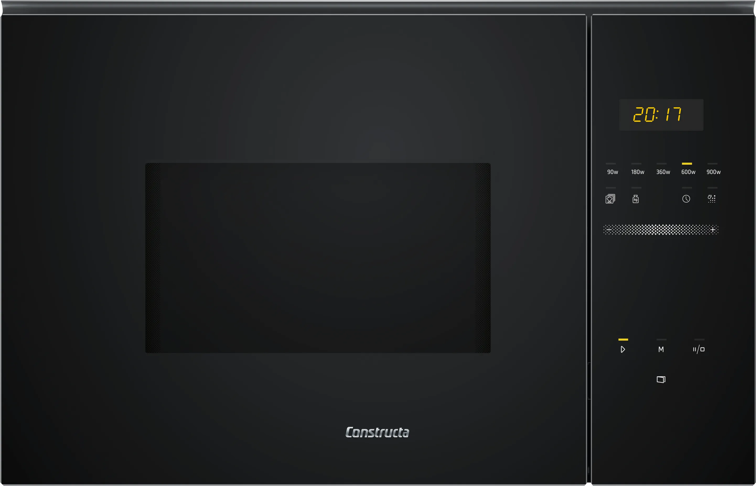 CONSTRUCTA CC4P91562 Einbau-Mikrowelle 59 x 38 cm Schwarz 5 Stufen