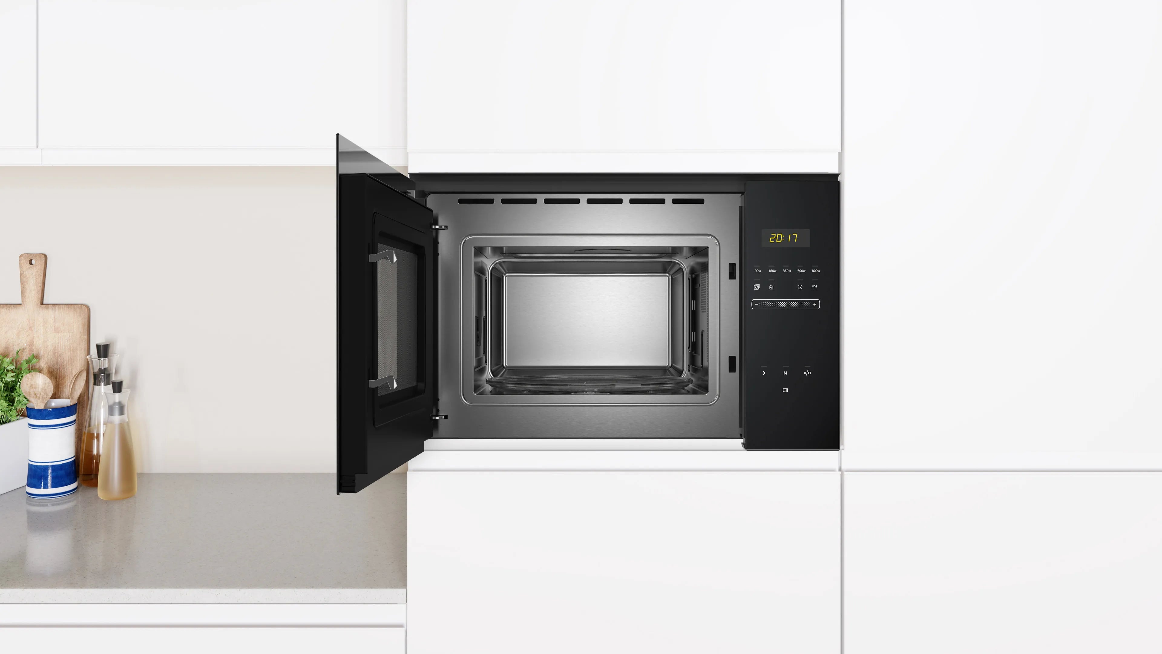 CONSTRUCTA CC4P91562 Einbau-Mikrowelle 59 x 38 cm Schwarz 5 Stufen