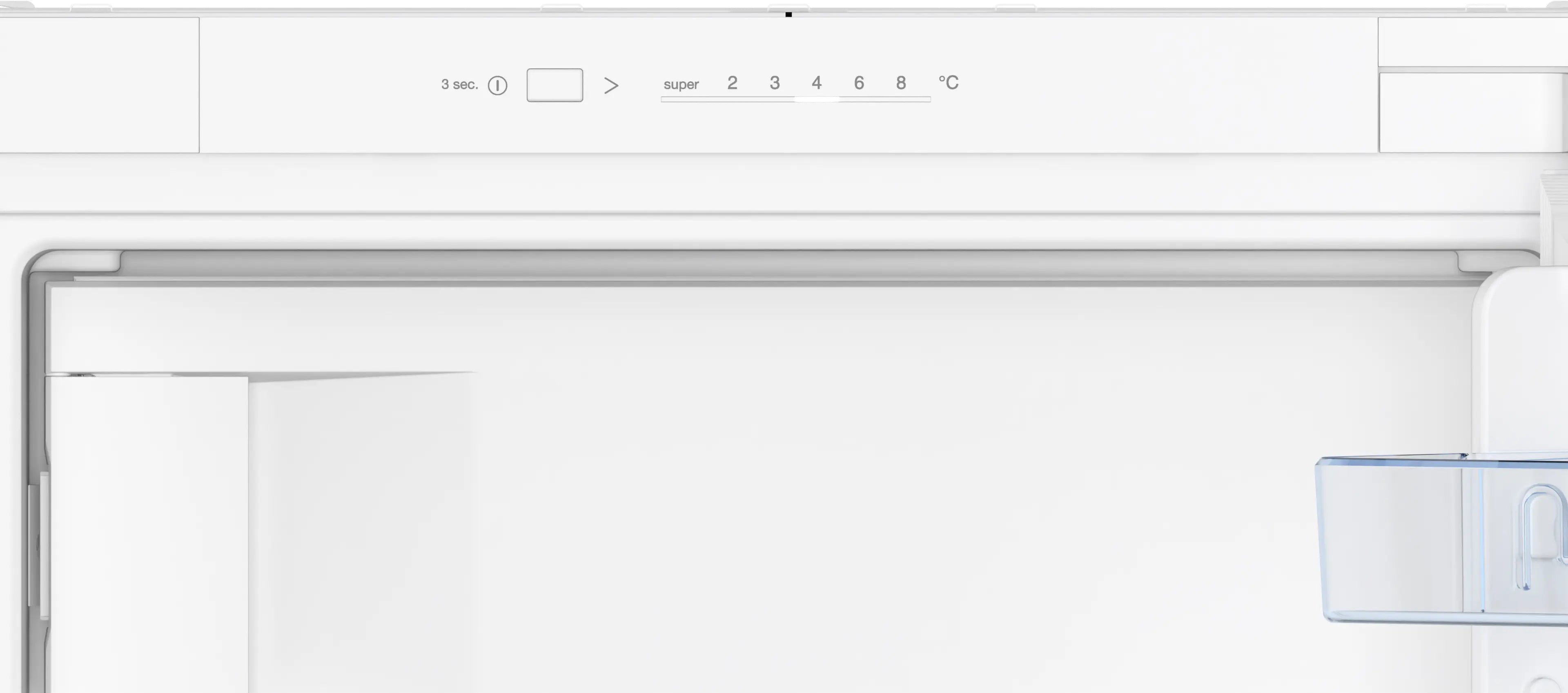 CONSTRUCTA CK242NSE0 Einbau-Kühlschrank mit Gefrierfach LED-Touch EcoAirFlow