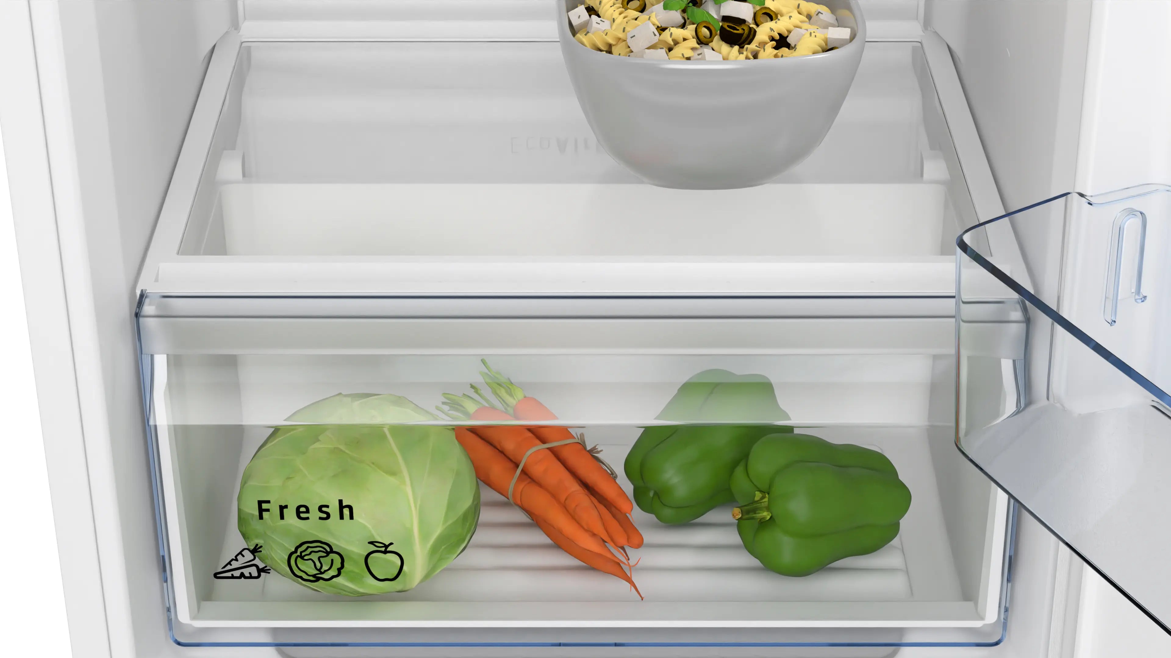 CONSTRUCTA CK121NSE0 Einbau-Kühlschrank 87,4×54,1 cm LED-Touch EcoAirFlow Integrierbar