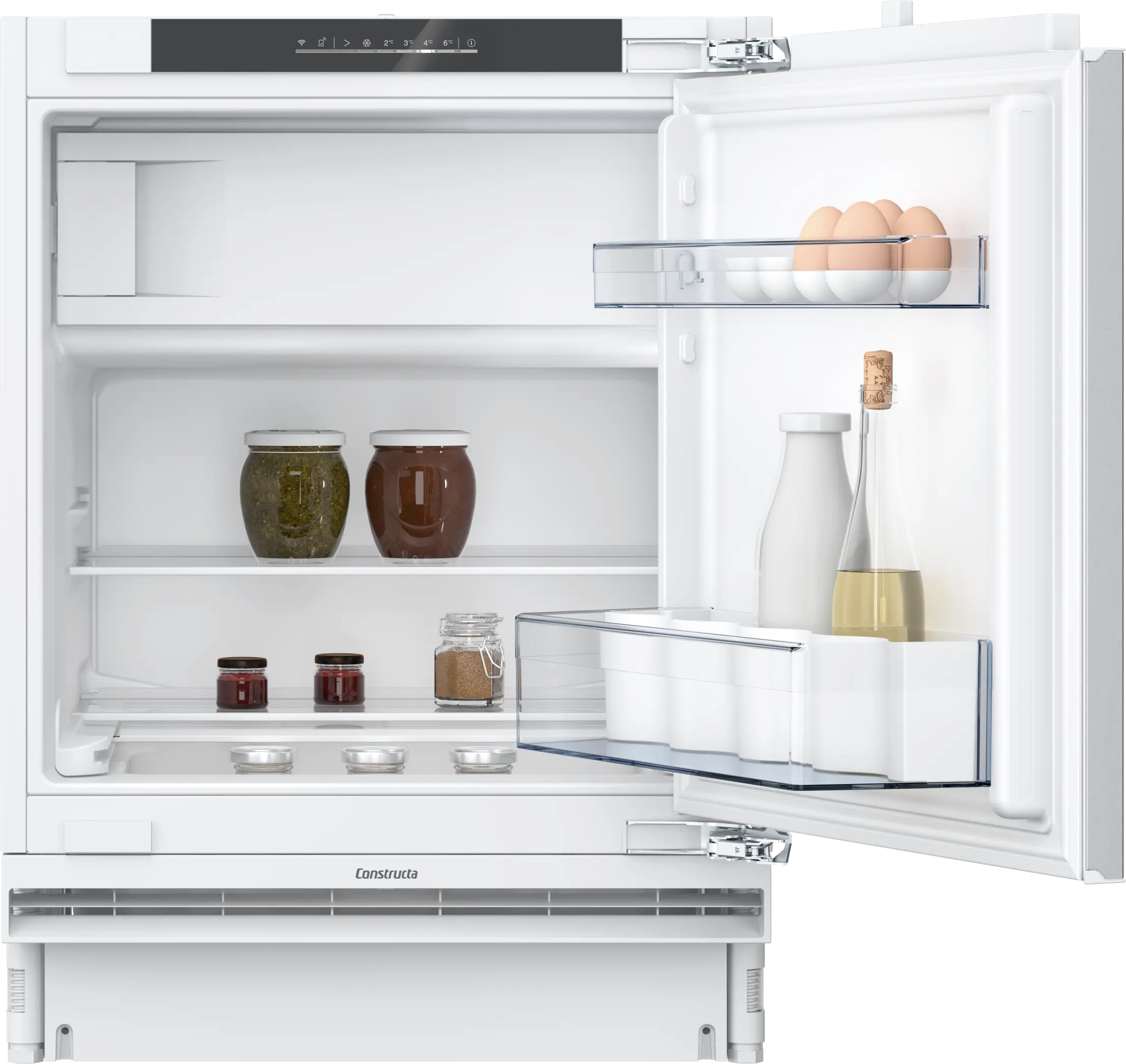 CONSTRUCTA CK202VFD0 Unterbau-Kühlschrank mit Gefrierfach 82 x 59.8 cm