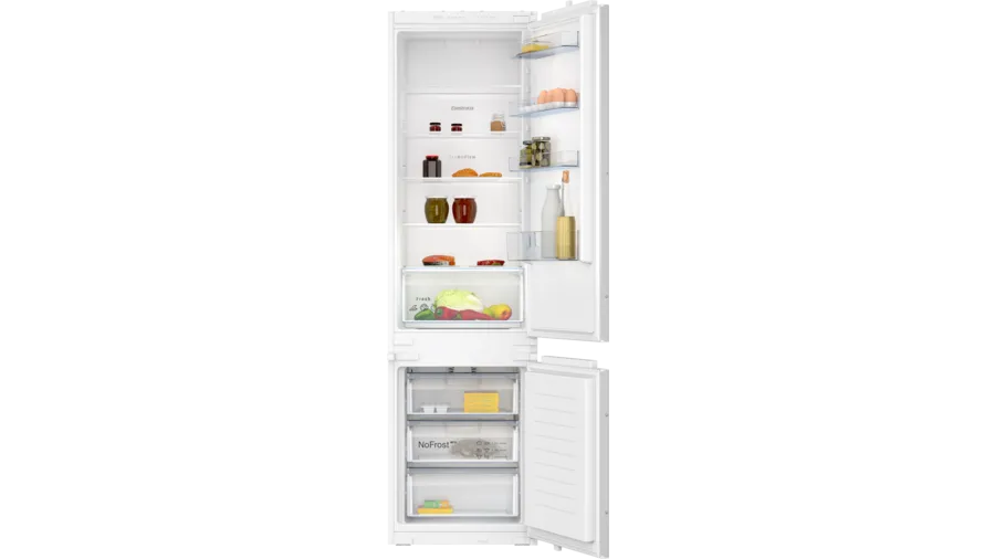 Constructa CK796NSE0, Kühlschrank mit Gefrierfach unten