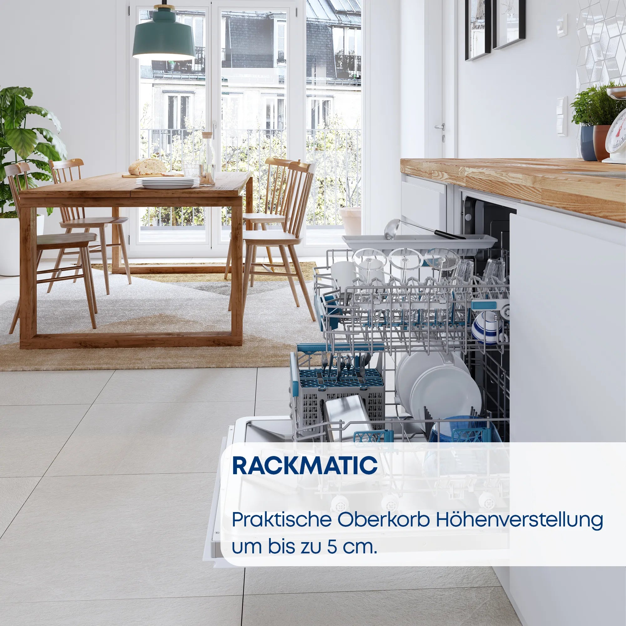 CONSTRUCTA CB6HX02HUE Vollintegrierter Geschirrspüler 60 cm XXL HomeConnect AquaStop