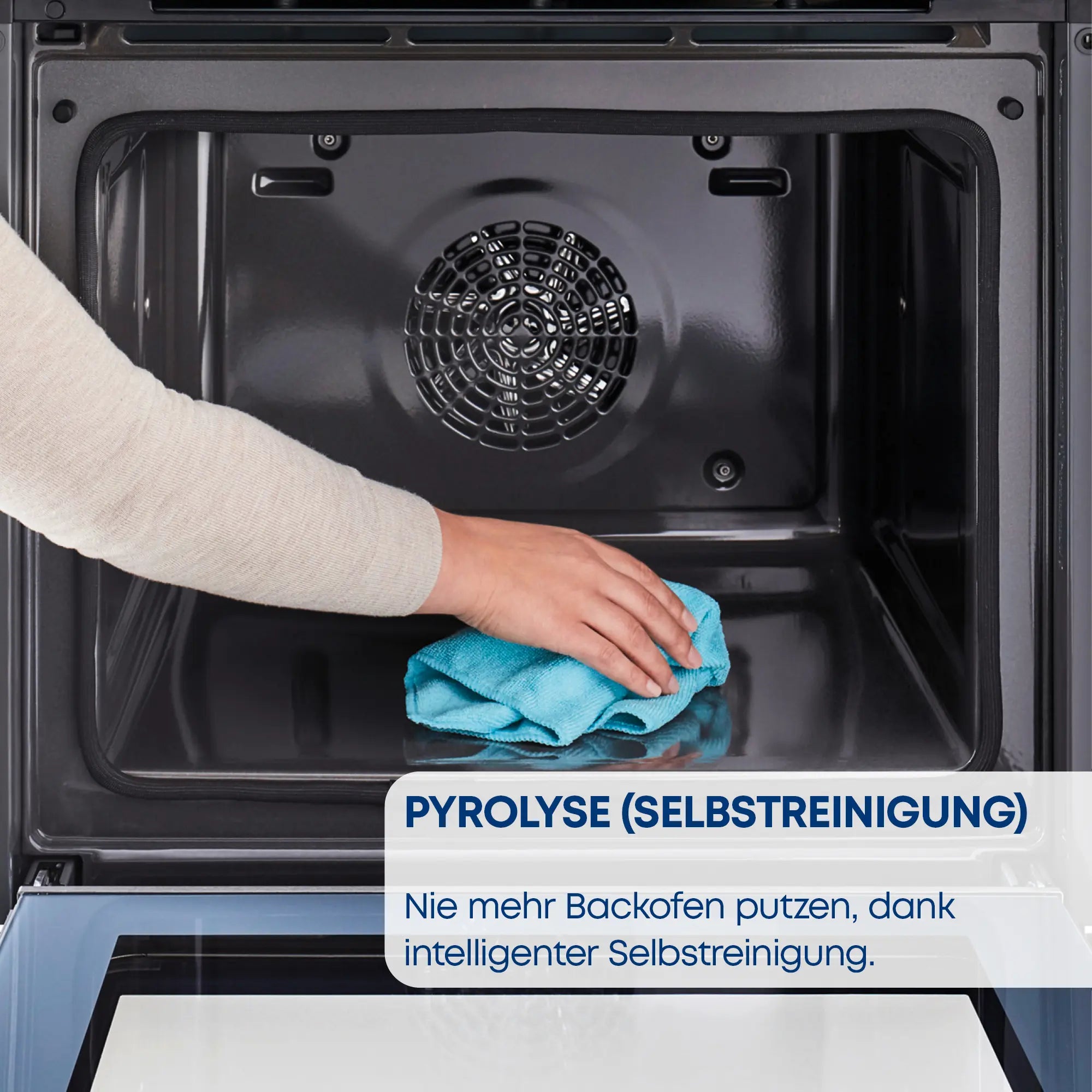 CONSTRUCTA CF4M28063 Einbau-Backofen 60x60 cm Schwarz AirFry Pyrolyse