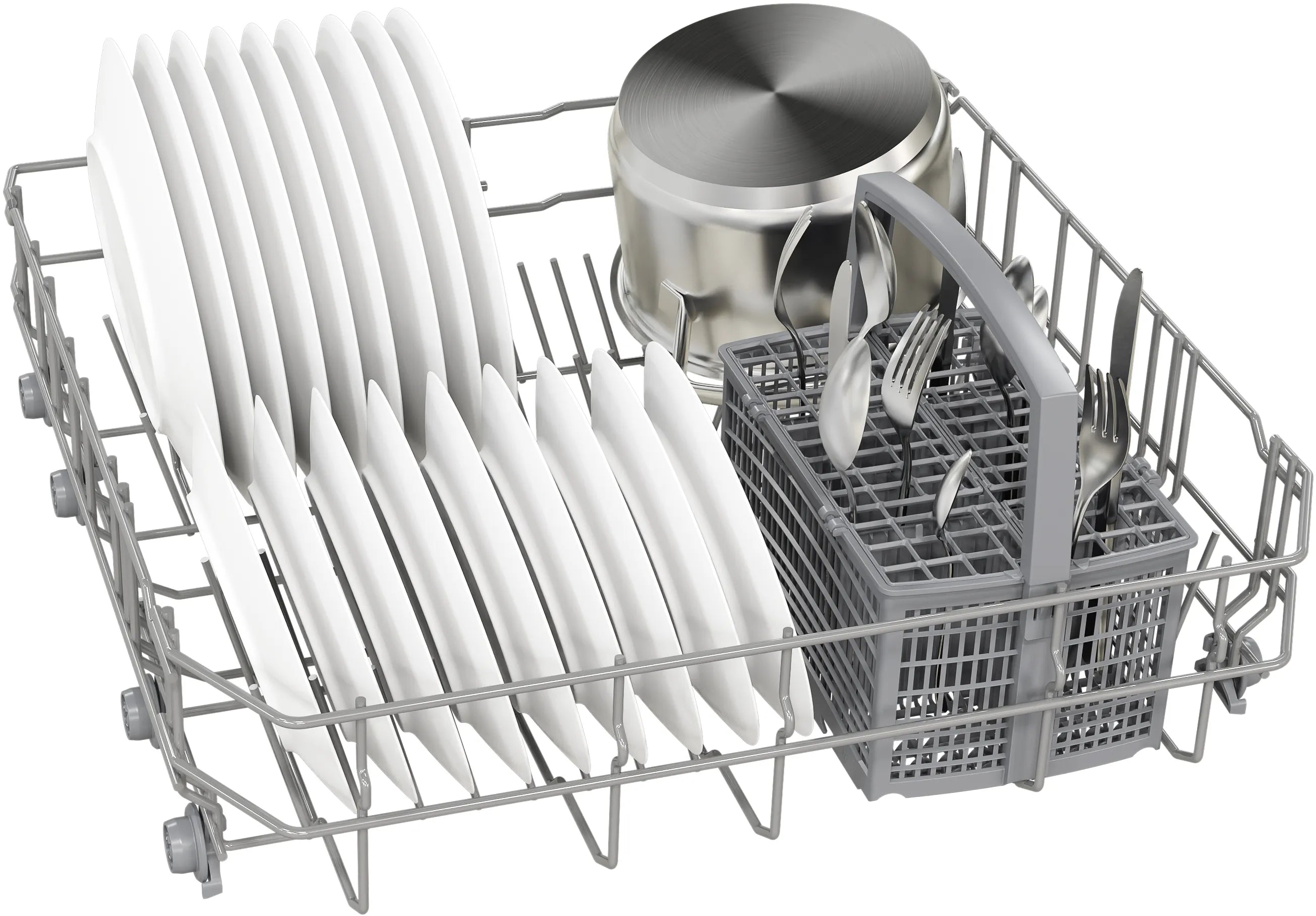 CONSTRUCTA CG5IS03ITE Teilintegrierter Geschirrspüler 60 cm gebürsteter Stahl Home