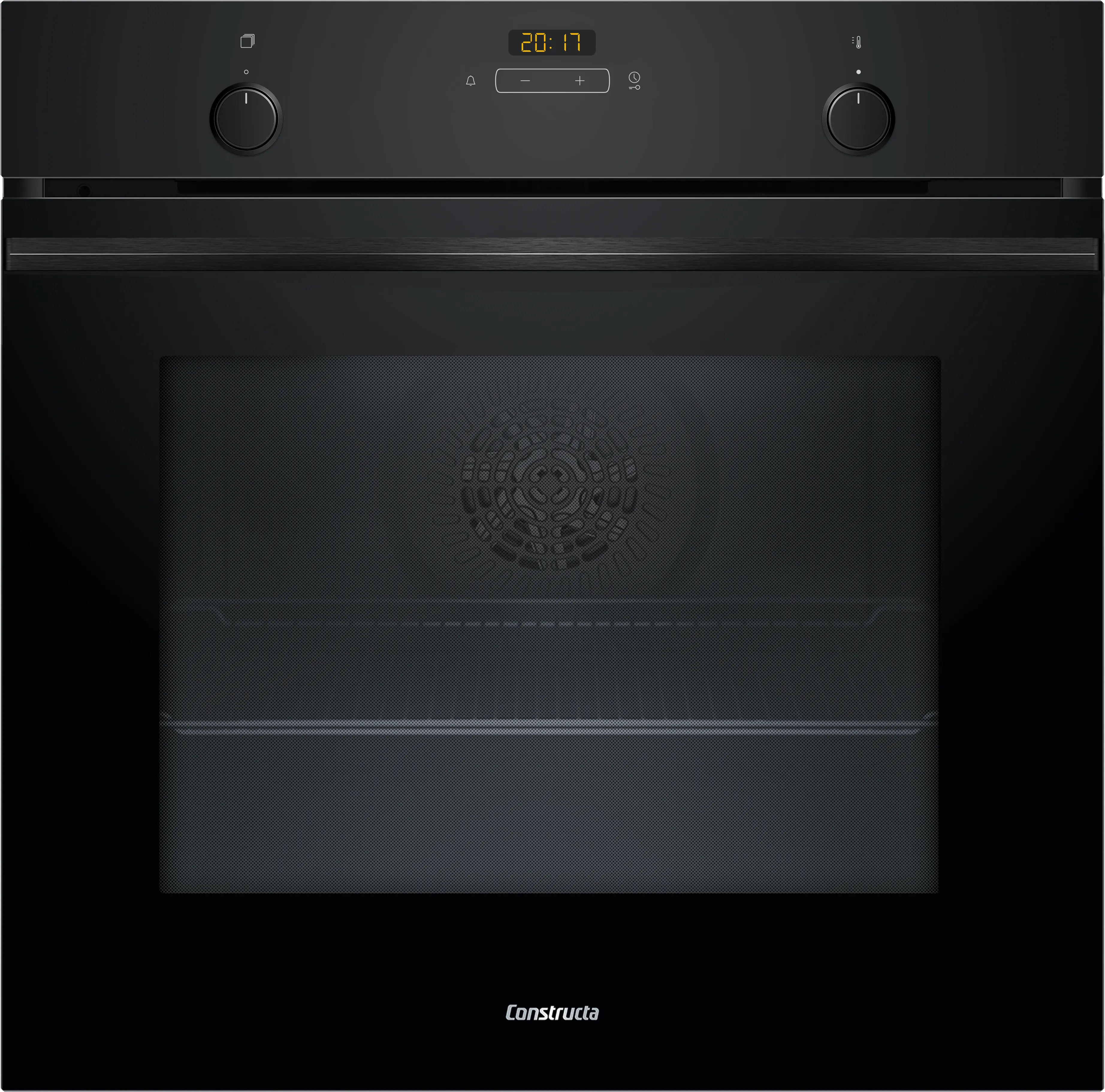 CONSTRUCTA CF4M61063 Einbau-Backofen 60x60 cm Schwarz Heißluft HydroClean Schnellvorheizen Home-Connect