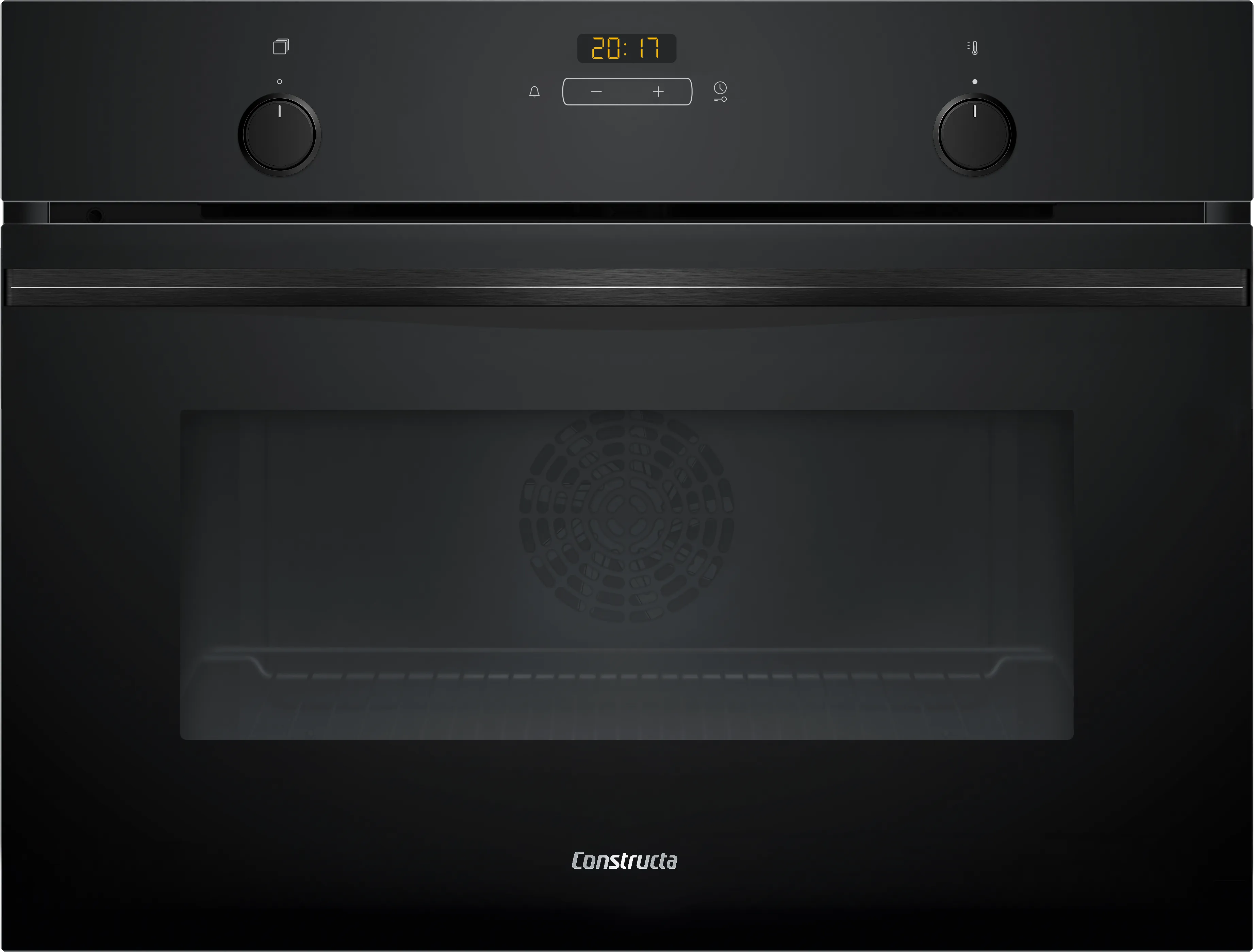 CONSTRUCTA CC4M61063 Einbau-Kompaktbackofen 60 x 45 cm Schwarz HydroClean