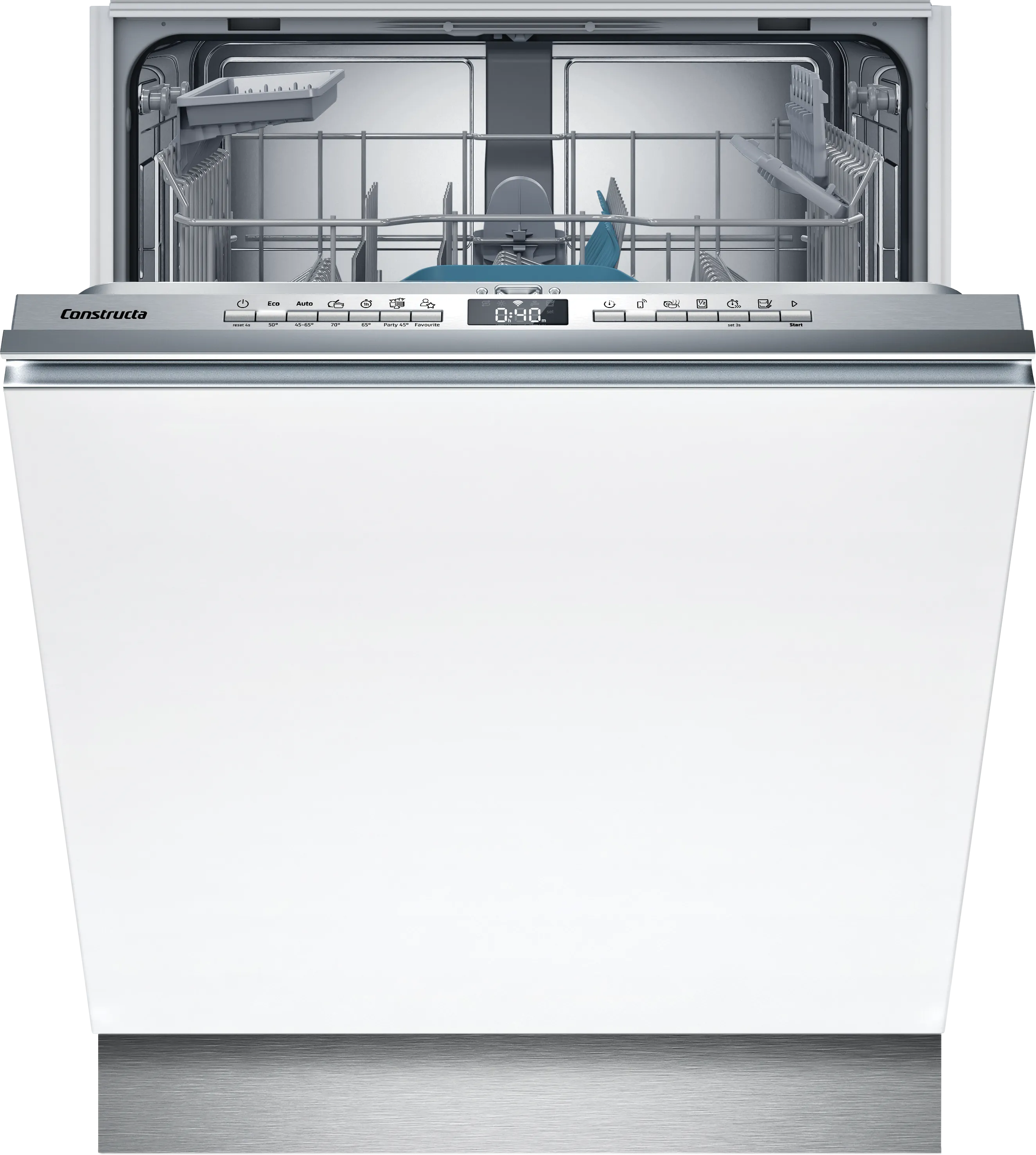 CONSTRUCTA CB6HX02HUE Vollintegrierter Geschirrspüler 60 cm XXL HomeConnect AquaStop