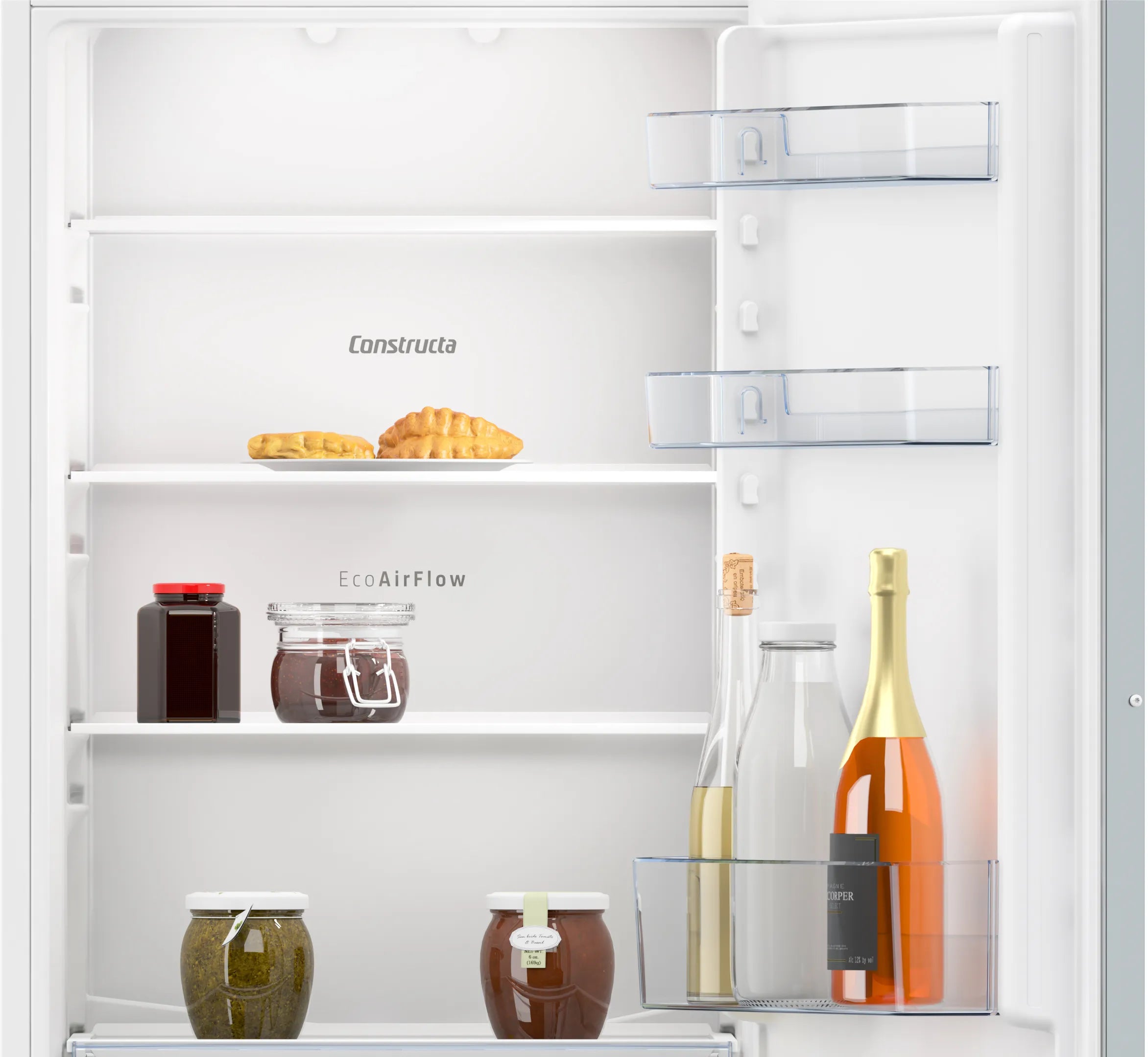 CONSTRUCTA CK586NSE0 Einbau Kühl-Gefrier Kombination NoFrost Gefrierfach unten E