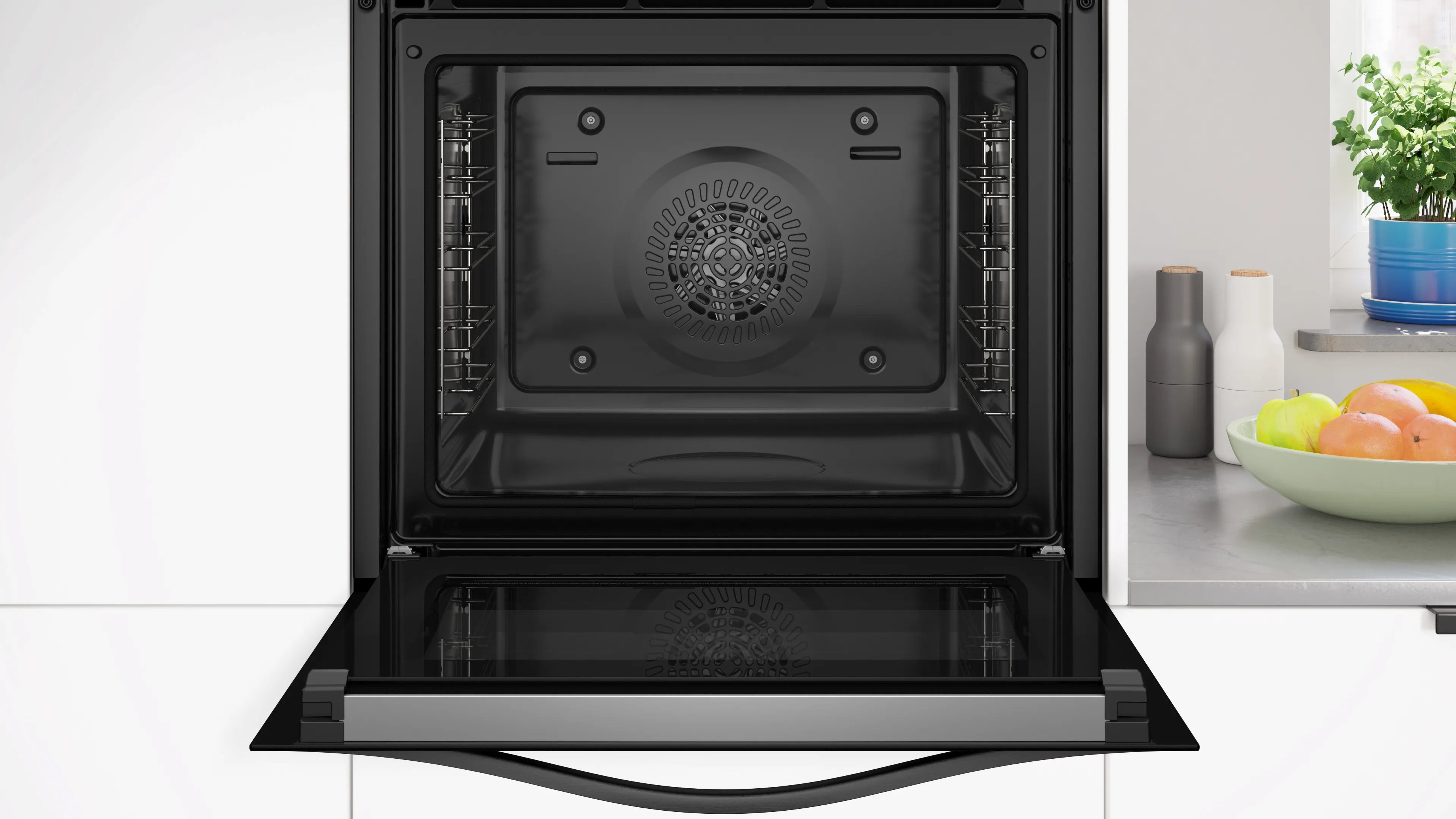 CONSTRUCTA CF3M28083 Einbau-Backofen 60x60 cm AirFry Pyrolyse Graphit