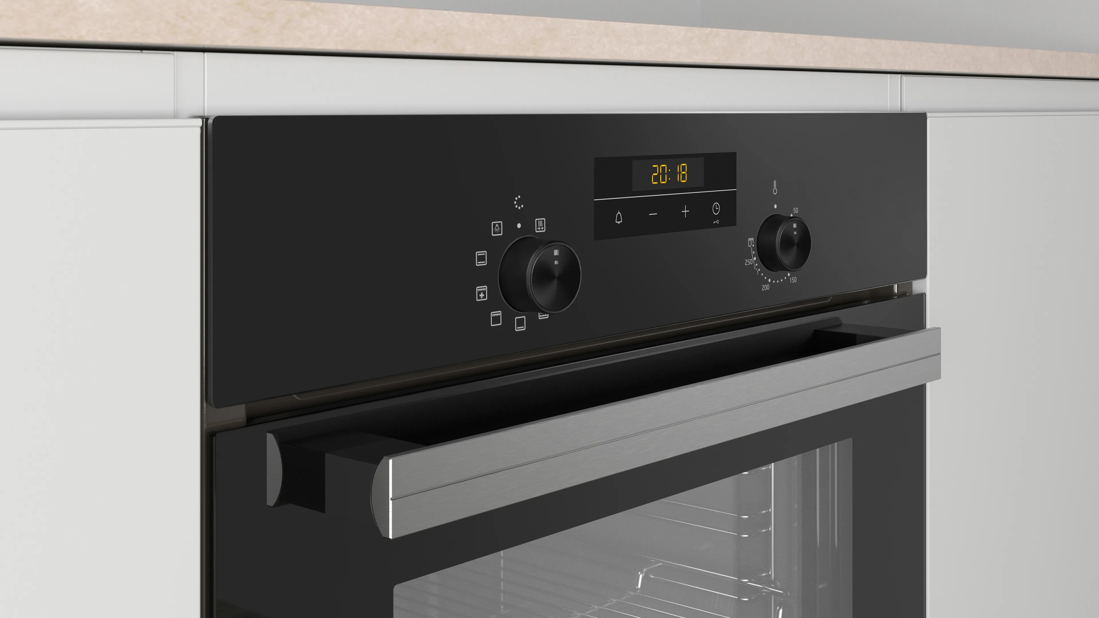 CONSTRUCTA CX3BS605 Backofen-Set 60 cm Backofen mit Ceranfeld