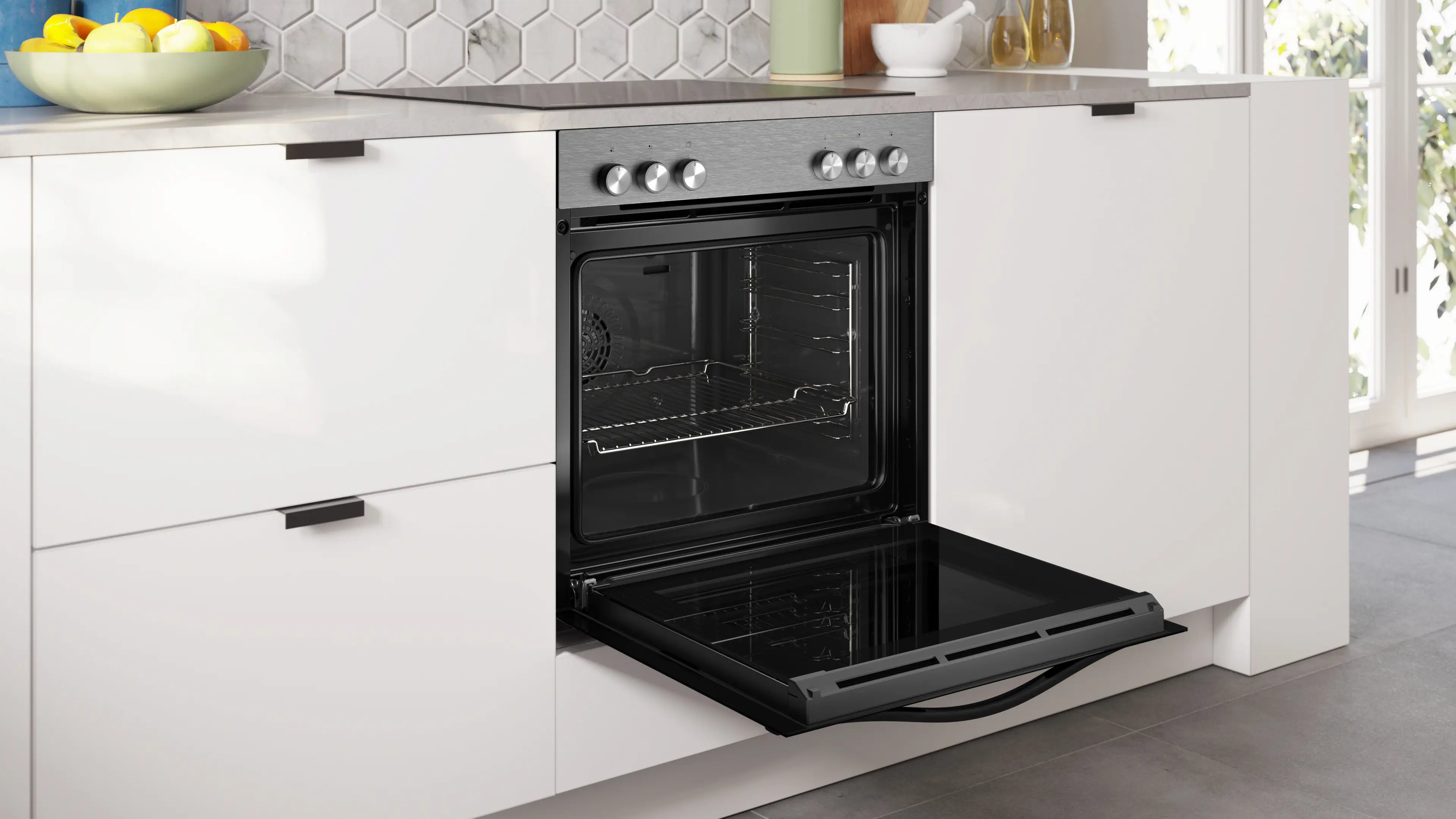 CONSTRUCTA CX5HS608 Einbau-Herd-Set mit Backofen CH3M00053 und CM323052