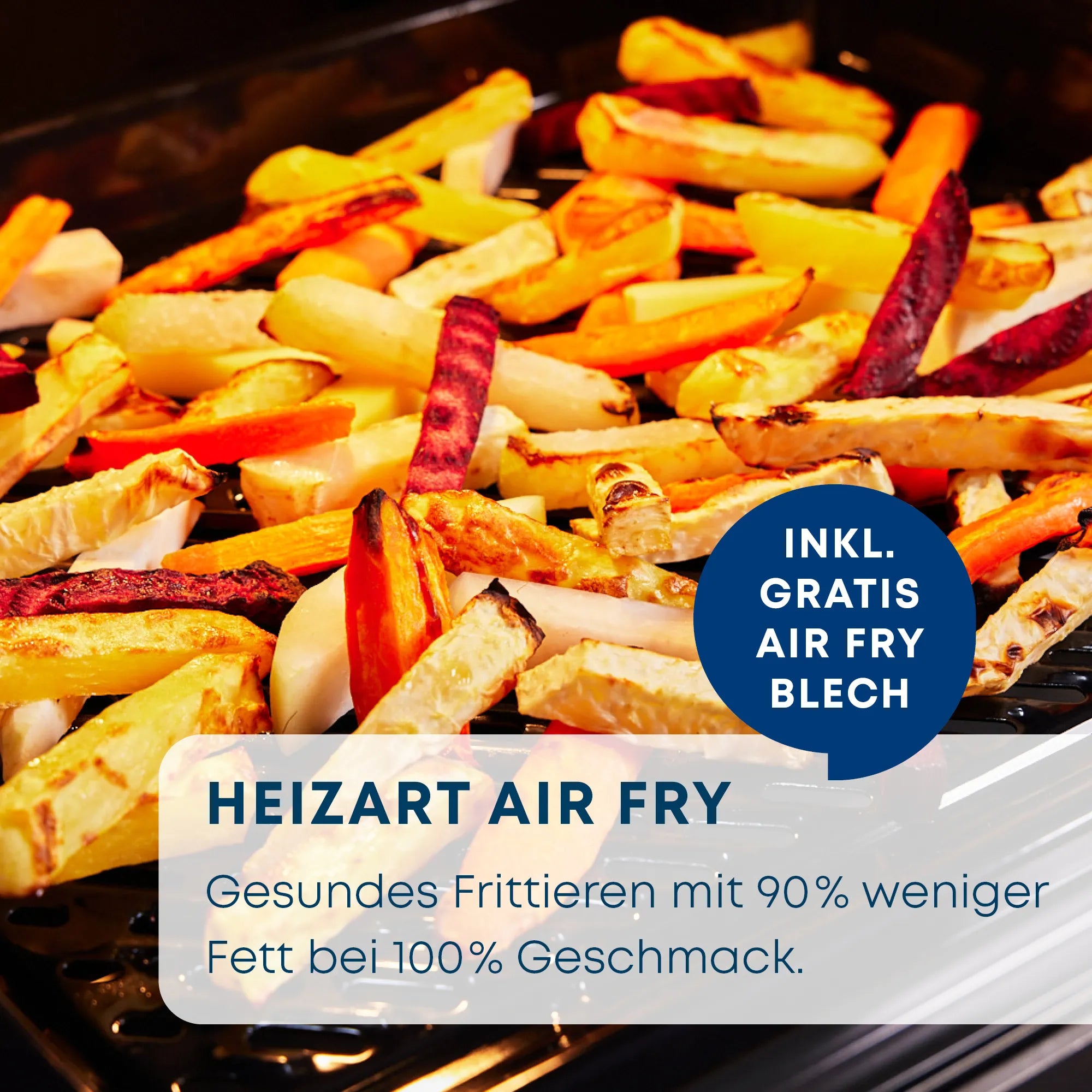 CONSTRUCTA CF3M28083 Einbau-Backofen 60x60 cm AirFry Pyrolyse Graphit