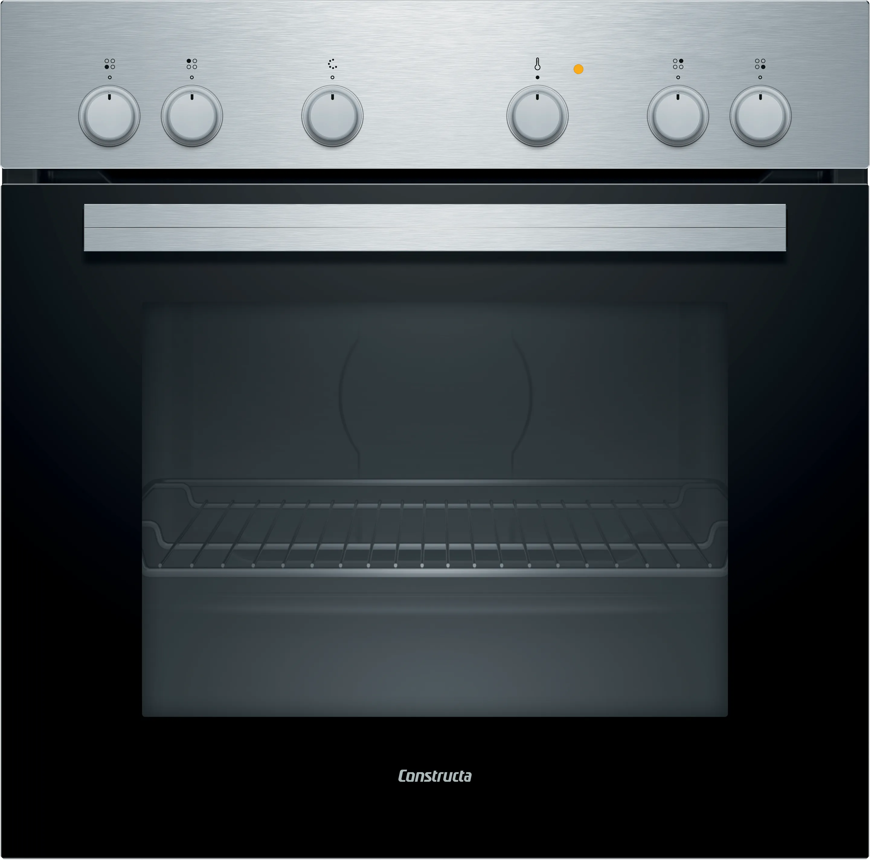 CONSTRUCTA CX3HS601 Einbau-Herd-Set mit Backofen, Elektro-Kochfeld und Reinigungssystem