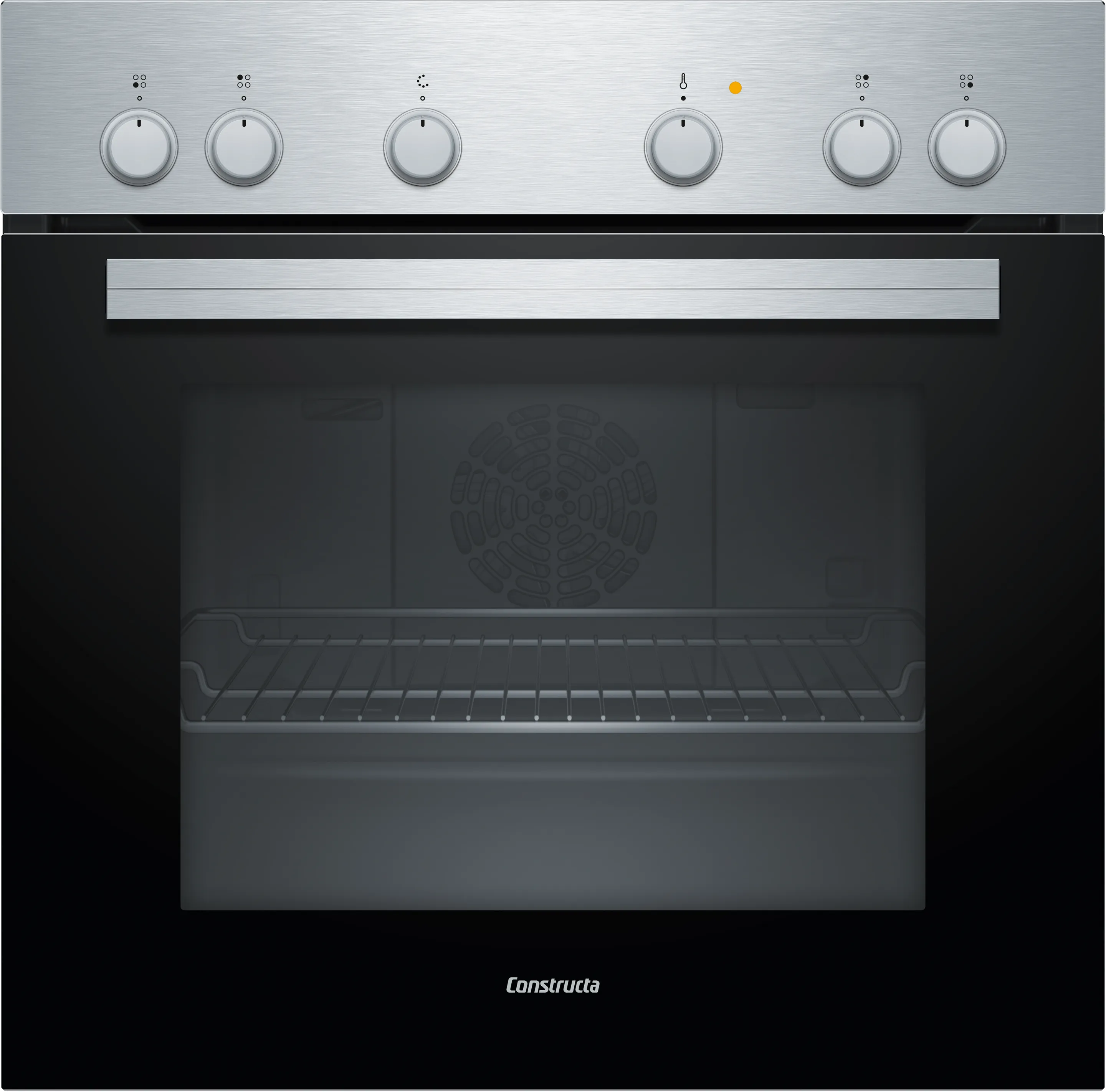 CONSTRUCTA CX3HS604 Einbau-Herd-Set 60 cm Edelstahl Backofen Kochfeld