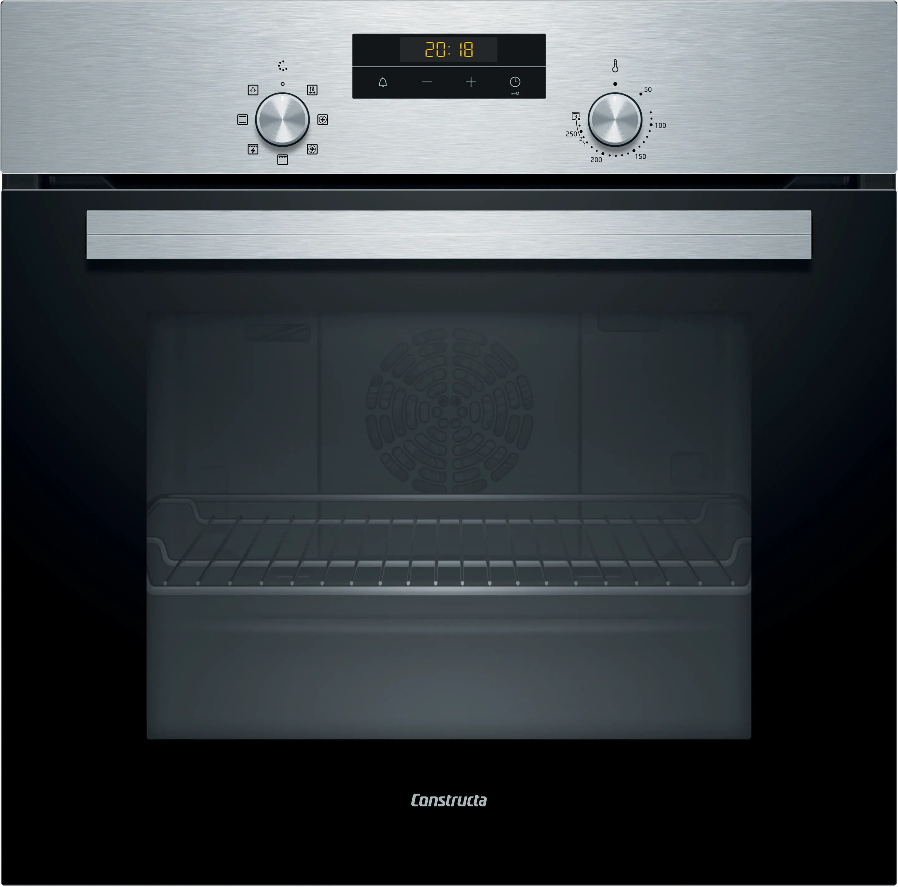 CONSTRUCTA CF2M60050 Einbau-Backofen 60x60 cm Edelstahl HomeConnect Schnellauf
