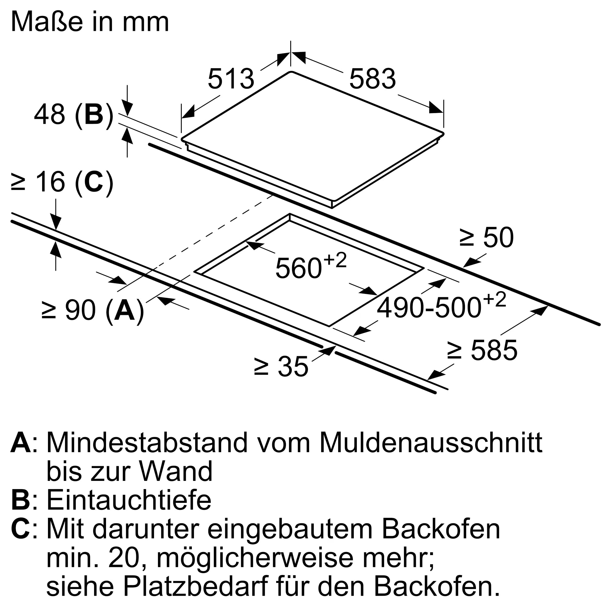CONSTRUCTA CX3BS604 Einbau-Backofen-Set mit CF2M50050 und CA323255, Home Connect