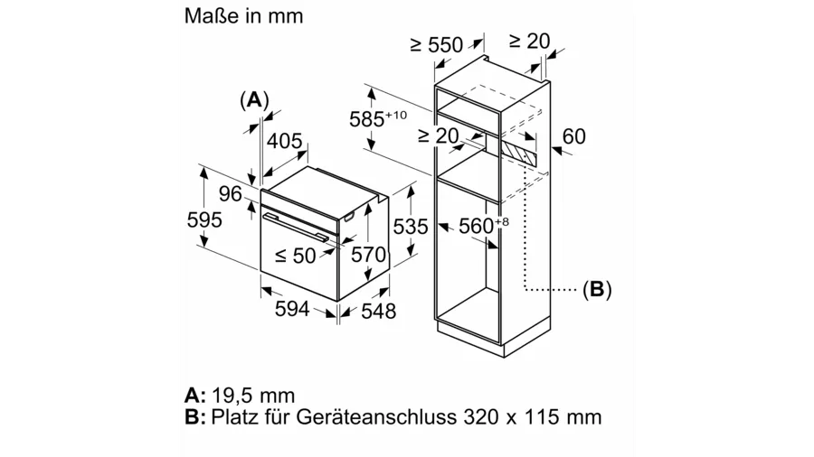 Constructa CX5BI608, EINBAU-BACKOFEN-SET, CA424255 + CF3M61052