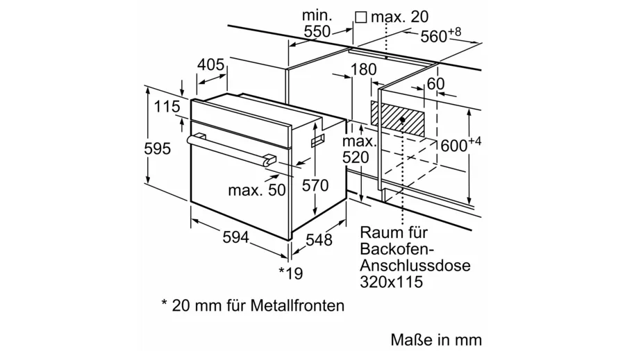 Constructa CX3HS605, EINBAU-HERD-SET, CH1M00050 + CM323052