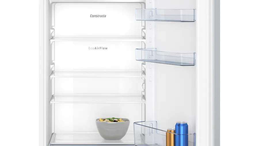 Constructa CK242NSE0, Kühlschrank mit Gefrierfach Integrierbar, 122,5 cm Hoch